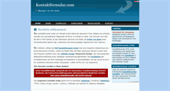 Desktop Screenshot of kontaktformular.com